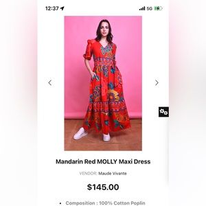 Maude vivante dress M